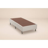 Base Solteiro  (88x188x23)  Courino - Branco