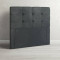 Cabeceira de Cama Box Solteiro – Suede -  Cinza