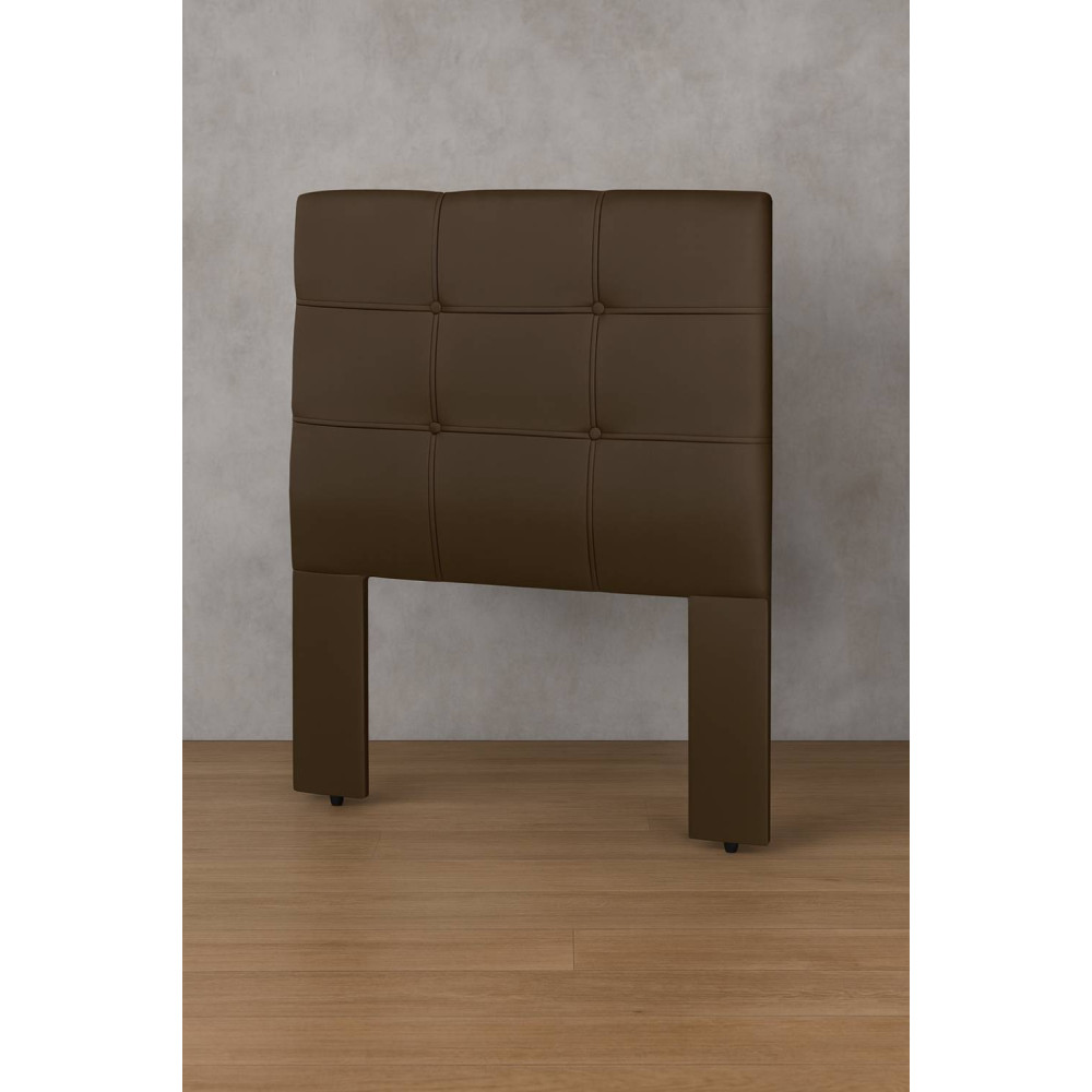 Cabeceira Cama Box Solteiro 0,90 Eslovênia - Marrom