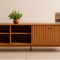 Rack Bancada Holanda para Tvs até 70 " - Cinamomo