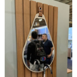 Espelheira De Banheiro Gota Cappuccino/Freijo 