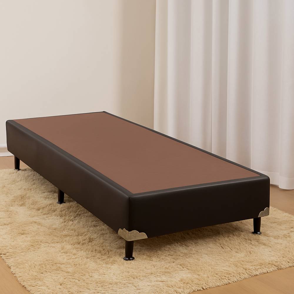 Base Solteiro Courino 88x188x30 - Ortobom - Preto