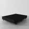 Base Box Solteiro Viúva 108x188 Courino - Preto