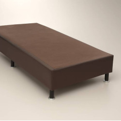 Base Solteiro (88x188x23) Courino - Marrom Base Solteiro (88x188x23) Courino - Marrom