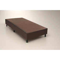 Base Solteiro (88x188x23) Courino - Marrom