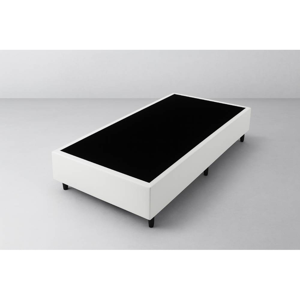 Base Solteiro Courino 88x188x30 - Branco Base Solteiro Courino 88x188x30 - Branco