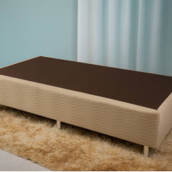 Base Box Solteiro 88x188x30 Sommier Camurça - Ortobom - Bege Base Box Solteiro 88x188x30 Sommier Camurça - Ortobom - Bege