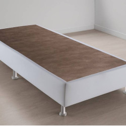 Base Solteiro Courino 88x188x30 - Ortobom - Branco