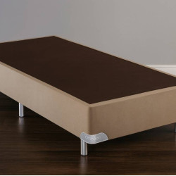 Base Solteiro Linho 88x188x30 - Ortobom - Bege