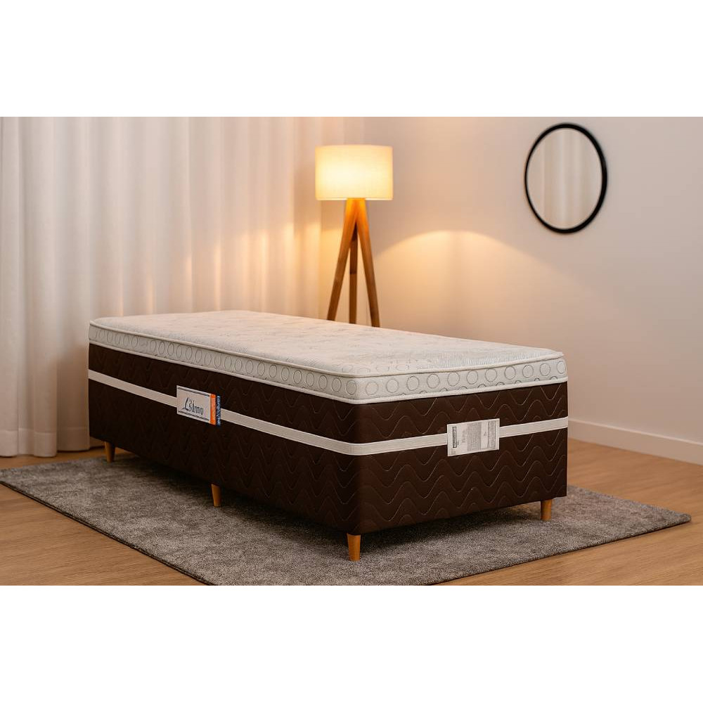 Cama Box Conjugado Solteiro Livina Molas 88x188