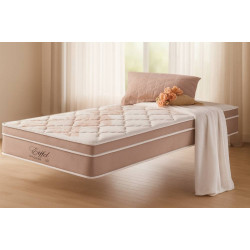 Colchão Solteiro Eiffel com Molas Ensacadas - Anjos Colchões - 26x188x88 Colchão Solteiro Eiffel com Molas Ensacadas - Anjos Colchões - 26x188x88
