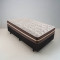 Base Solteiro Courino 88x188x30 + Colchão Solteiro Anjos Classic com Molas Superlastic 88x188 - Preto