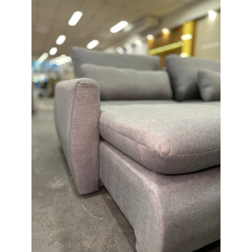 Sofá Cama Retrátil Amaranto 3m - Linho Cinza
