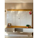 Home Suspenso Zurique c/ Led para Tvs até 75" - Tauari/Off White Fosco