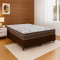 Cama Box Queen + Colchão Espuma Orthoface Polar 158x198x25cm - Marrom