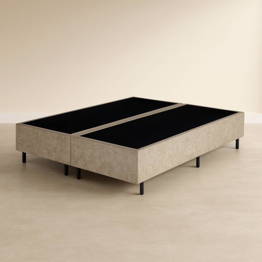 Base Queen Plus 158x198x40 - Sonoflet - Bege