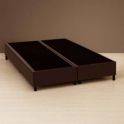 Base Box King Size 193x203x30 Linho - Bio Flex - Marrom