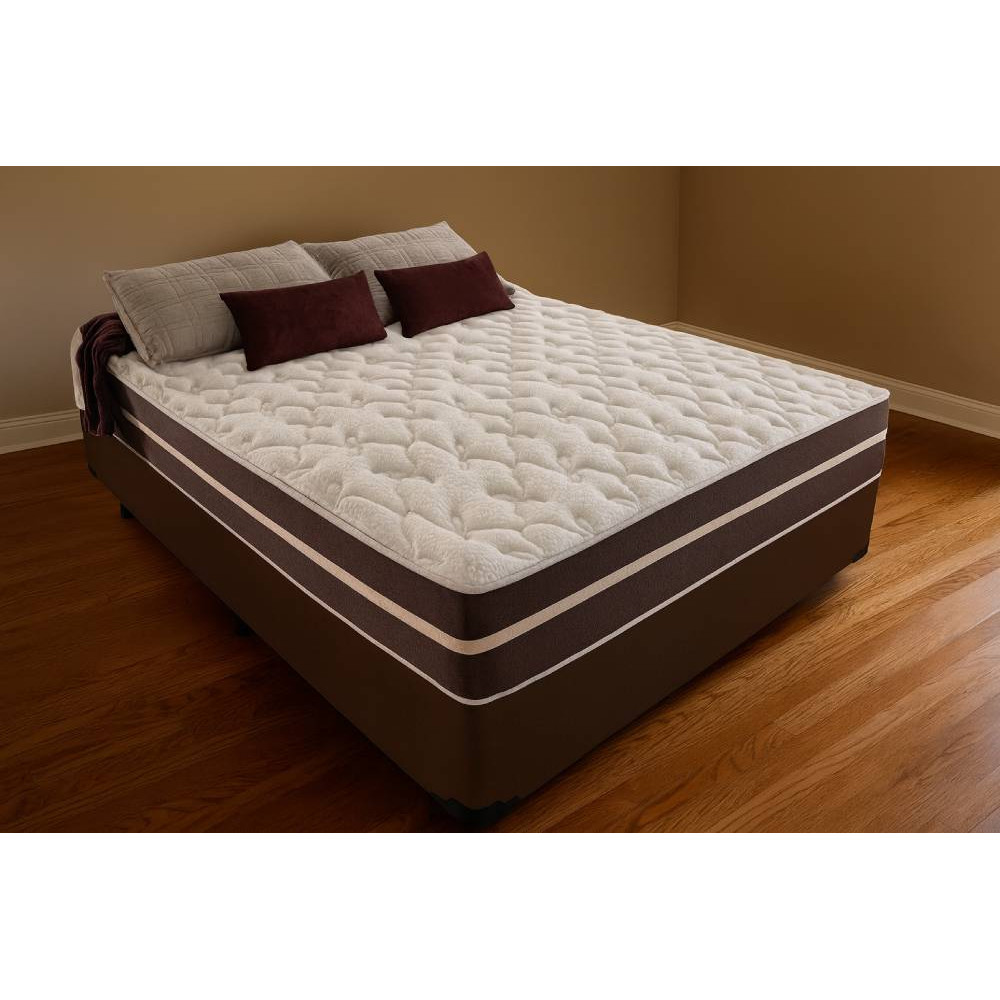 Cama Box Casal + Colchão De Molas – Anjos – Classic Superlastic 138cm- Marrom