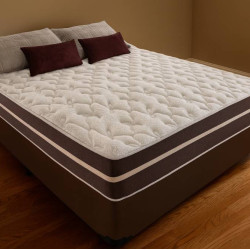 Cama Box Casal + Colchão De Molas – Anjos – Classic Superlastic 138cm- Marrom