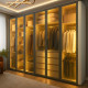 Guarda Roupa Casal com 6 Portas Reflecta com Pés com Led Innova - Off White