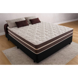 Cama Box Casal + Colchão De Molas – Anjos – Classic Superlastic 138cm- Preto Cama Box Casal + Colchão De Molas – Anjos – Classic Superlastic 138cm- Preto
