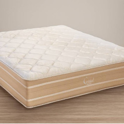 Colchão Queen Molejo Cristal c/ Molas ensacadas 158x198x36cm - Bege