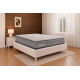 Colchão Ortobom Exclusive Sleep Casal Molas Ensacadas 138x188x32cm c/ Base Cama Box Casal Courino - Branco