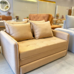 Sofá Cama Noronha 1,55m - Linho Bege Sofá Cama Noronha 1,55m - Linho Bege