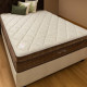 Base Box Queen 158x198x30 Courino - Ortobom - Bege + Colchão Star Ortopédico 30X1,98X1,58 - Queen- Anjos - Marrom