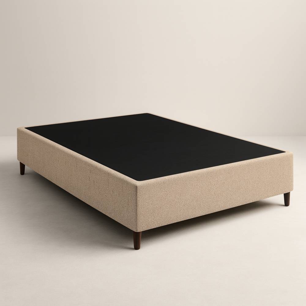 Base Box Casal 138x188x30 Linho - Bege