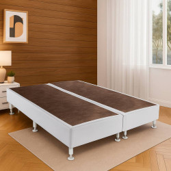 Base Box Queen 158x198x30 Courino - Ortobom - Branco