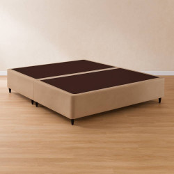 Base Box Queen 158x198x30 Linho - Bege  Base Box Queen 158x198x30 Linho - Bege