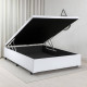 Base Box Casal Baú – 138 cm – Branca - Rufato - 2237