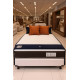 Colchão Royal Casal c/ Molas Ensacadas 24X188X138 - Marrom +Base Box Casal 138x188x30 Courino - Ortobom - Branco