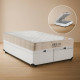 Base Box QUEEN Bau Bipartido - 158 - Branca + Colchão Ortobom Airtech Spring Pocket Queen 30x198x158 Base Box QUEEN Bau Bipartido - 158 - Branca + Colchão Ortobom Airtech Spring Pocket Queen 30x198x158