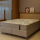 Colchão King Molejo Life c/ Molas ensacadas 193x203x33cm + Base Box King Life 193x203x25 - Bege
