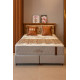 Colchão Queen Molejo Life c/ Molas ensacadas 158x198x33cm + Base Box Queen life 158x198x25 - Bege