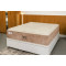 Base Box QUEEN Bau Bipartido - 158 - Branca + Colchão Queen Patroa dos Móveis 158×198x33 Molas Ensacadas Visco Gel – Anjos