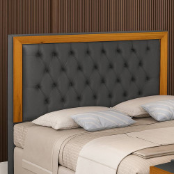 Cabeceira Cama Box Casal 1.40 Imperial - Cinza Cabeceira Cama Box Casal 1.40 Imperial - Cinza