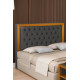 Cabeceira Cama Box Casal 1.40 Imperial - Cinza
