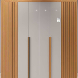 Guarda Roupa Casal Guarani c/ 6 Portas 4 Gavetas - Cinamomo/Off White Guarda Roupa Casal Guarani c/ 6 Portas 4 Gavetas - Cinamomo/Off White