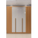 Guarda Roupa Casal Guarani c/ 6 Portas 4 Gavetas - Cinamomo/Off White