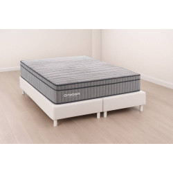 Colchão Ortobom Exclusive Sleep Queen Molas Ensacadas 1,58x1,98x0,32cm c/ Base Box Queen Bipartido 79x198 Courino - Branco Colchão Ortobom Exclusive Sleep Queen Molas Ensacadas 1,58x1,98x0,32cm c/ Base Box Queen Bipartido 79x198 Courino - Branco
