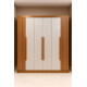Guarda Roupa Denver 6 Portas  - Nature/Off White