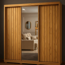Guarda Roupa Teresópolis  c/ 1 porta espelhada  - Cinamomo Guarda Roupa Teresópolis  c/ 1 porta espelhada  - Cinamomo
