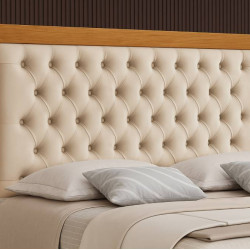 Cabeceira Cama Box  Casal 1.40 Imperial - Bege Cabeceira Cama Box  Casal 1.40 Imperial - Bege