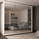 Guarda - Roupa Veneza Gold com 3 Portas Espelhadas - Rufato - Branco