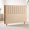 Cabeceira Cama Box Casal Sevilha - Veludo Bege