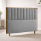 Cabeceira Cama Box Casal Sevilha - Veludo Cinza