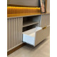 Estante Home Atena para TVs de até 85" - Off White / Cinamomo